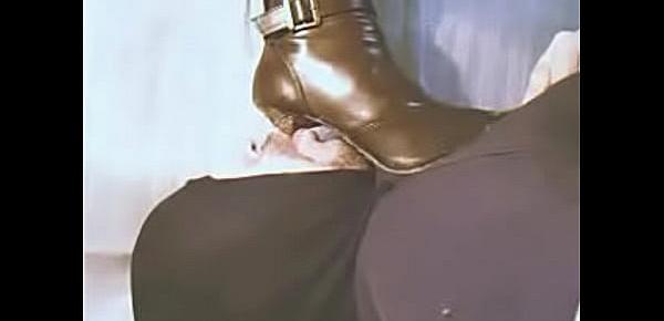  Licking clean my Wife&039;s dirty boots 1